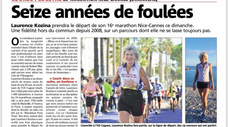 Marathon Nice-Cannes 2024 Laurence Kozina